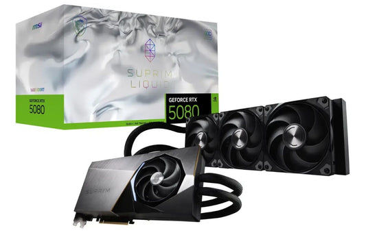 MSI - NVIDIA GeForce RTX 5080 16G SUPRIM LIQUID SOC
