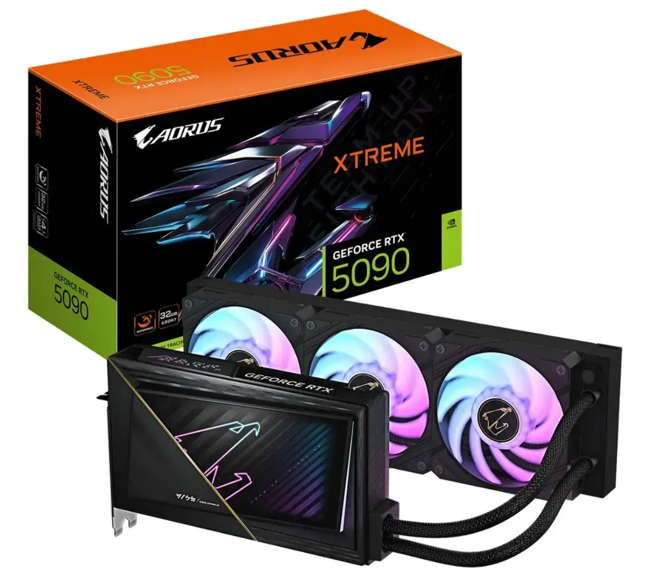 GIGABYTE - NVIDIA AORUS GeForce RTX 5090 XTREME WATERFORCE